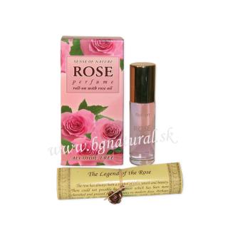 Ružový parfum roll-on bez alkoholu s legendou (ROSE PERFUME roll-on alcohol free)