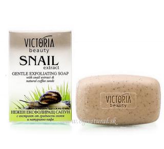 victoria beauty, mydlo, slimačí extrakt, kávové zrná, snail extract, snail cosmetic, bodycare