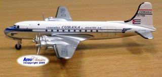 DC-4 Cubana  Estrella de Cuba  - 1:400