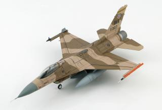 F-16C Fighting Falcon, USAF 64th AGRS,  Red 07 , Nellis AFB, NV, 2009 - Hobby Master
