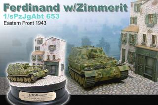 Ferdinand w/ Zimmerit, 1./sPzJgAbt 653, Eastern Front 1943 (diorama) -