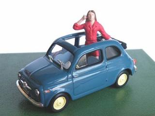 Fiat Nuova 500 Eco (diorama) - Universal Hobbies 1:43