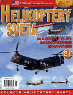 Helikoptéry světa č.21 - Piasecky H-21 Workhorse - Amercom 1:72