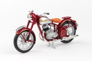 Jawa 250 Pérák Standard, 1948 (Dark Red) - Abrex 1:18