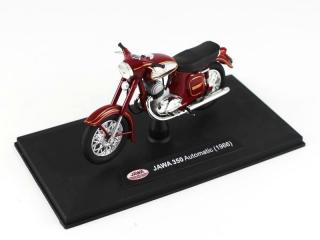 JAWA 350 Automatic, 1966 (Dark Red) - Abrex 1:18