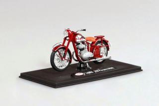 Jawa 350 Pérák, 1950 (Dark Red) - Abrex 1:18