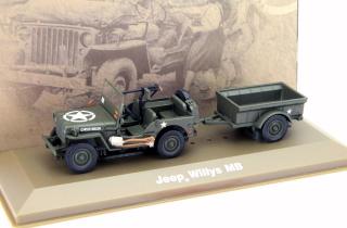 Jeep Willys MB, US Army - 1:43 Atlas