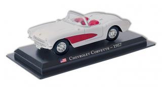 Legendární automobily č.12 - Chevrolet Corvette, 1957 - Amercom 1:43