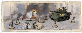 M10 Wolverine US Army, France 1944, w/8 Figures - 1:72 UNIMAX