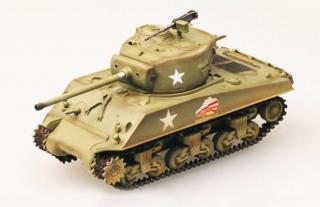 M4A3 (76)W, HQ 37th Tank Bat.4th Arm. Div., U.S Army - 1:72 Easy Model
