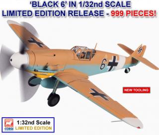 Messerschmitt Bf-109G-2  Black 6  - RAF Museum Hendon - Corgi 1:32