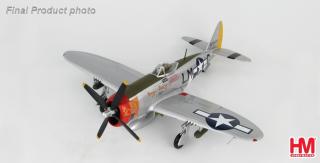 P-47D Thunderbolt USAAF 56th FG, 62nd FS, Rozzie Geth II/Miss Fire #42-26628, Fred Christensen, England, 1944 - 1:48