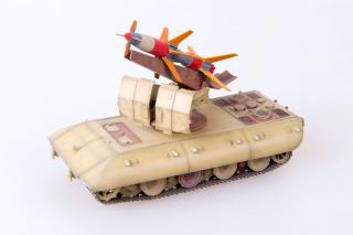 Rheintochter R1 movable Missile launcher + E-100 body, Germany 1946 - 1:72 Modelcollect