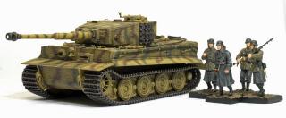 Sd.Kfz.181 Tiger, sPzAbt 508, #1, Italy 1944 + 4 figurky pechoty - Dra