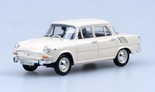 Škoda 1000MB, 1964 - Ivory - Abrex 1:43