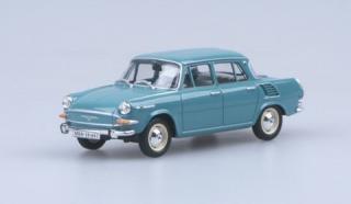 Škoda 1000MB, 1964 - Light Turquoise - Abrex 1:43