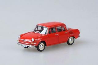 Škoda 1000MB, 1964 - Orange Red - Abrex 1:43