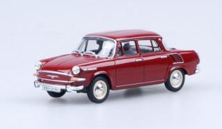 Škoda 1000MB, 1964 - Red Brick - Abrex 1:43