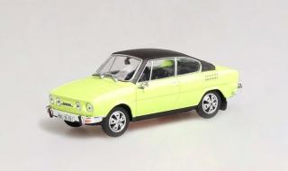 Škoda 110R Coupe, 1980 (Lime Green + black roof) - Abrex 1:43