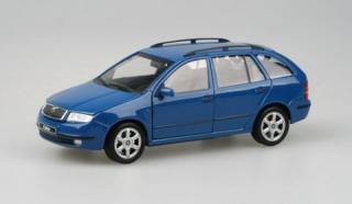Škoda Fabia combi - Blue Laser Uni - Abrex 1:43