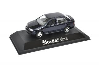 Škoda Fabia sedan - Dark Blue Metallic - 1:43 Kaden