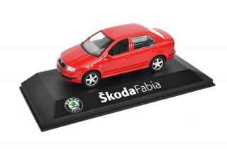 Škoda Fabia sedan - Red Corida - 1:43 Kaden