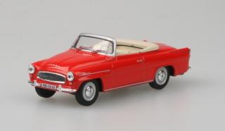 Škoda Felícia Roadster, 1963 - Red - Abrex 1:43