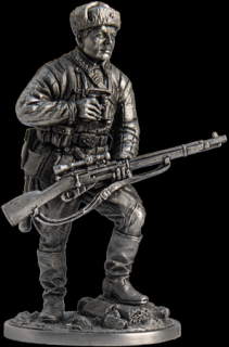 Sniper 1047. pešieho pluku - Vasily Zaitsev (Stalingrad, jeseň 1942) - EK Castings 1:32