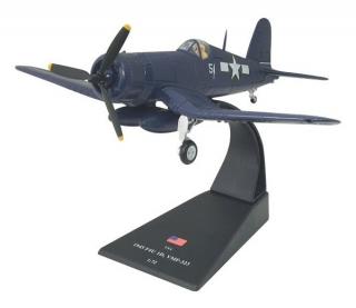 Vojenská letadla č.30 - Vought F4U-1D Corsair - Amercom 1:72