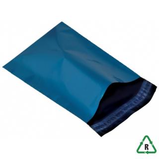 Metalické modré obálky veľ.  L  250x350mm (55my) *100ks