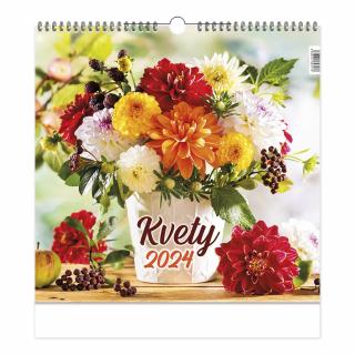 Nástenný kalendár 2024 Kvety