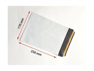 Plastové obálky veľ.  S  17x23cm (60my) *1000ks