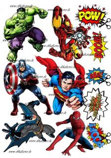 Super hrdinovia (na vystrihnutie)