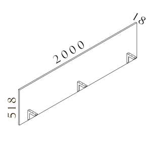 Deliaci panel CREATOR 200x52