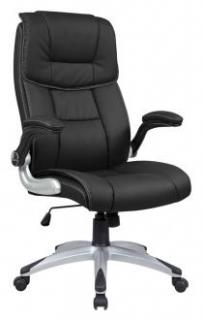 Kancelárska stolička  Q-021 Čierna