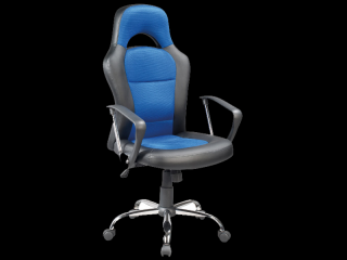 Kancelárska stolička  Q-033 modrá