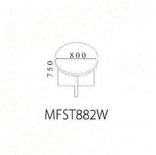 Konferenčný stolík okruhlý FUNDAMENTAL 80
