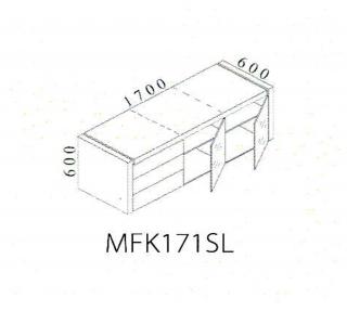 Kontajner FUNDAMENTAL 170L - sklo