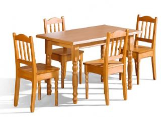 Kuchynský stôl Marko III + 4 stoličky DAK-2