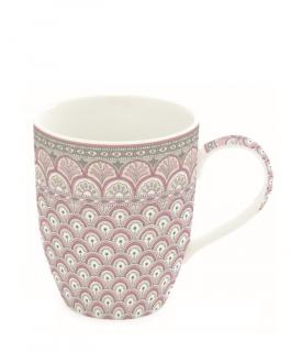 Porcelánový hrnček 350ml Easy Life Kalamkari Pink