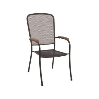 stohovatelná židle z tahokovu 66,5 x 54,5 x 98,5 cm MWH Mesona