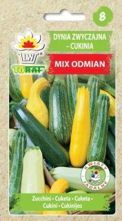 Cuketa MIX ODRŮD, cukina /25 semen/ (Cucurbita pepo L.)