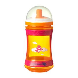 TOMMEE TIPPEE fľaša 350ml  oranžová (BPA free 12m+)