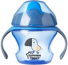 TOMMEE TIPPEE hrnček 150ml modrá (4m+ odstavenie)