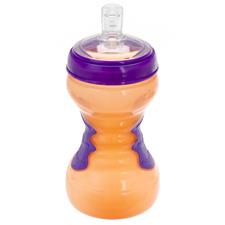 Vital baby športová fľaša so slamkou 440ml 12m+,oranžová (440ml,BPA free)