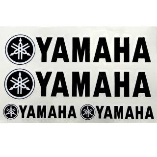 Nálepky na motorku YAMAHA čierne