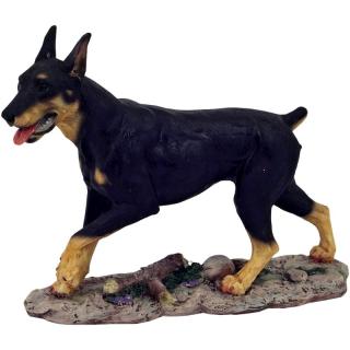 Pes Doberman soška 26cm