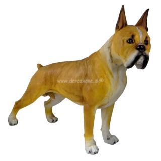 Soška pes Nemecký boxer 42cm