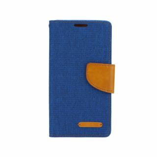 Puzdro Canvas Book Sony Xperia M4 Aqua sky blue