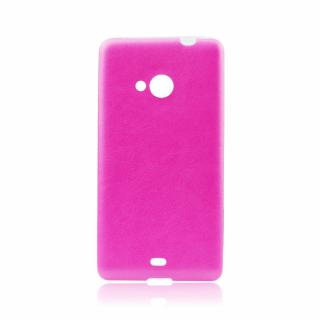 Puzdro Jelly Case koža pre Samsung Galaxy S6 pink